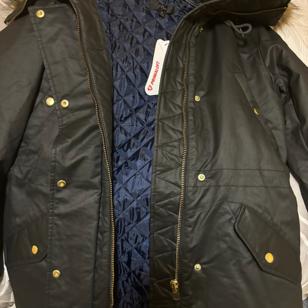 NWT J. Crew Perfect Winter Parka w/Primaloft